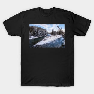 Snow and Ice vs. the Bow River T-Shirt